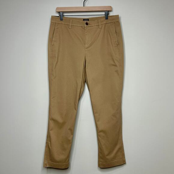 J. Crew Factory Pants - NWT J.Crew Factory Tan High-Rise Girlfriend Chino Pants Size 10
